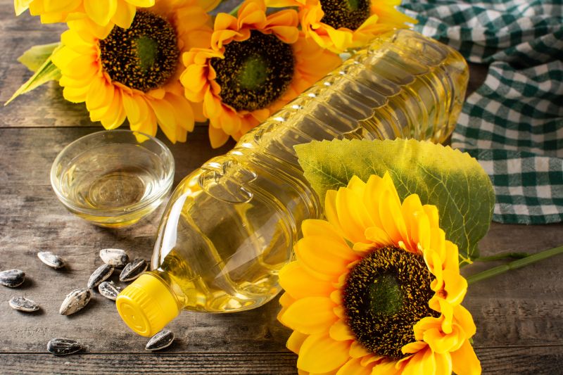 موارد مصرف روغن آفتابگردان خام